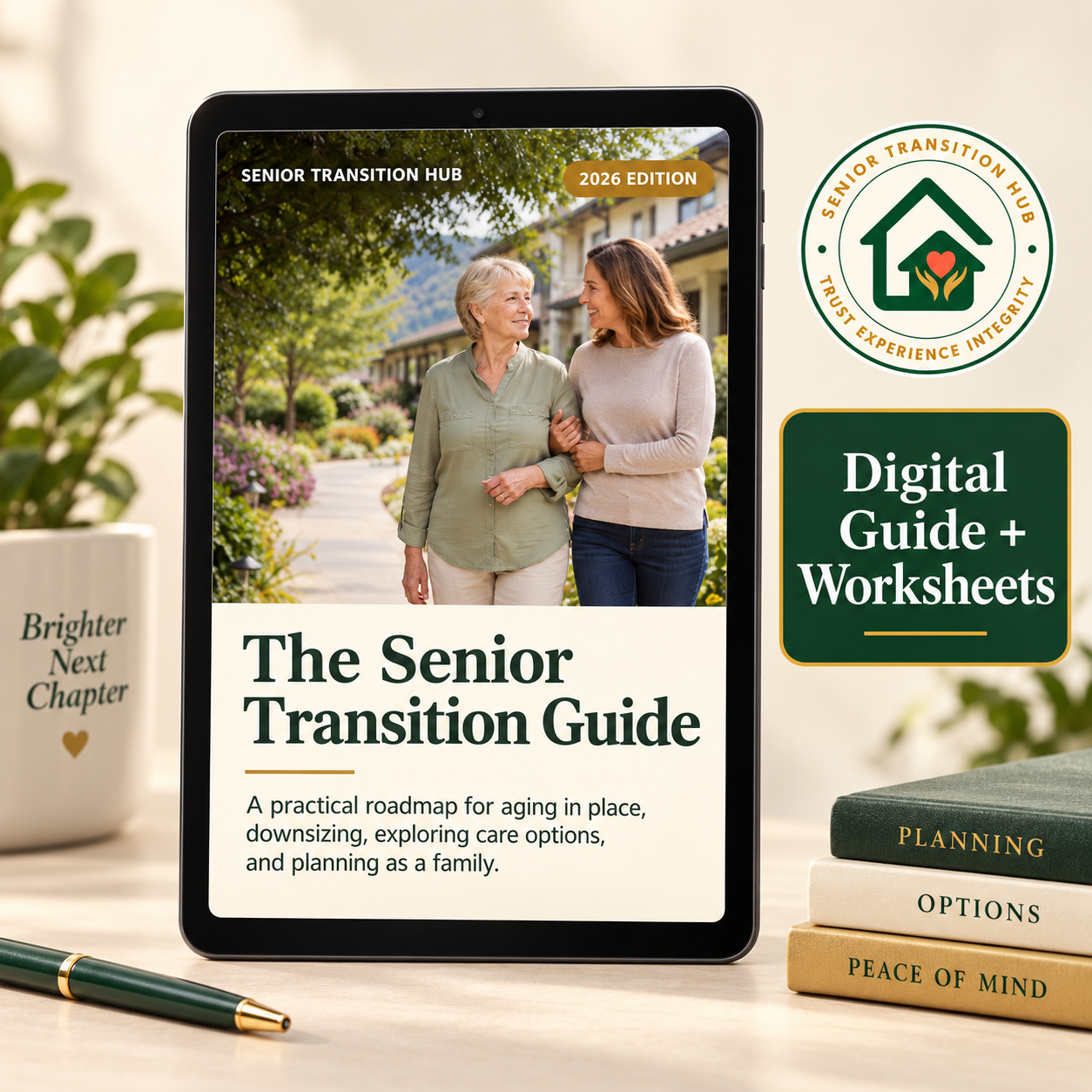 The Senior Transition Guide 2026 Edition digital guide and worksheets